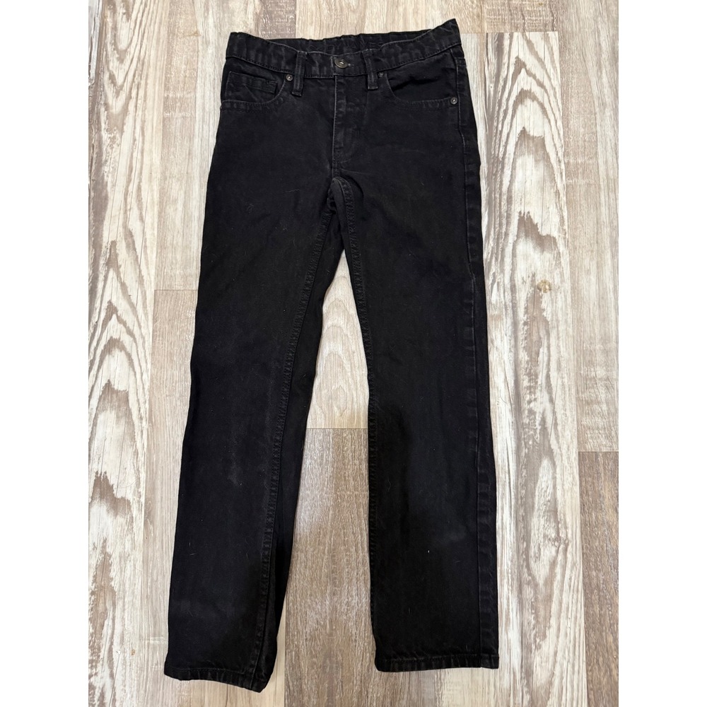 Cody James Boys Black Straight Leg Denim Jeans Size 12 Cotton Western
